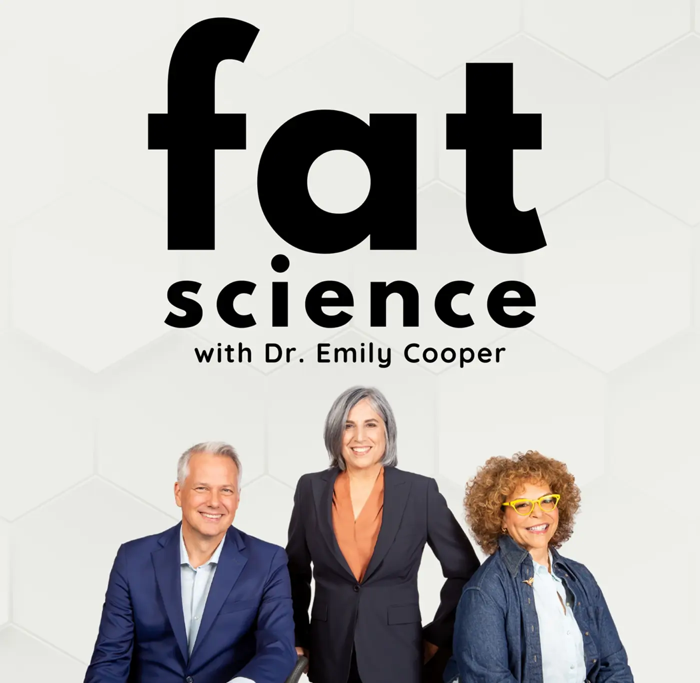 Podcast cover for metabolic health podcast Fat Science Podcast with Dr. Emily Cooper.