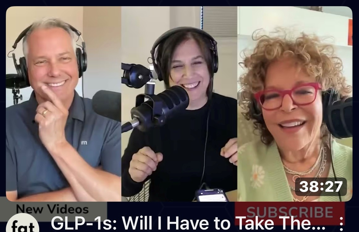 The Fat Science Podcast team image while recording a podcast episode on metabolic health.
